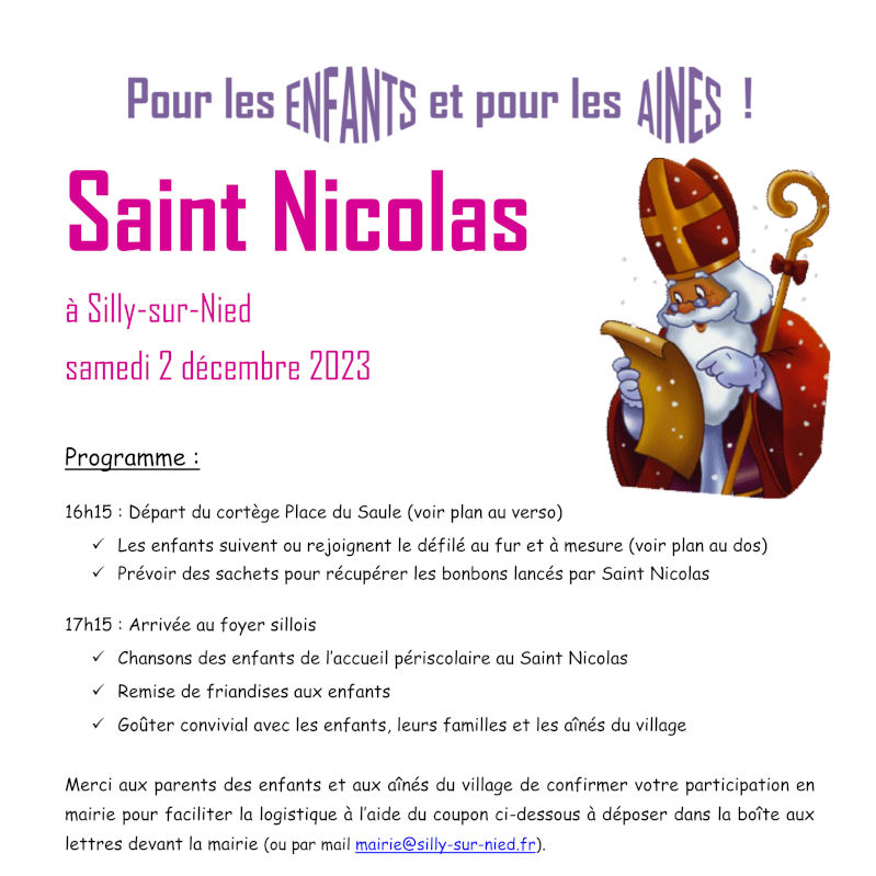 Défilé de Saint Nicolas 2023