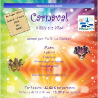 Carnaval 2026 le 14 mars à 20h