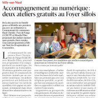 RL 15.09.2026 : Accompagnement au numérique, deux ateliers gratuits au Foyer sillois